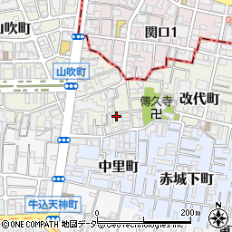 東京都新宿区山吹町309周辺の地図