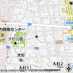 東京都江戸川区大杉2丁目8-19周辺の地図