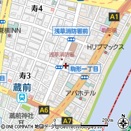 アシックス商事東日本販売部周辺の地図