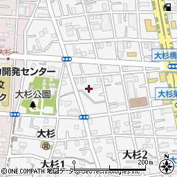 東京都江戸川区大杉2丁目8周辺の地図