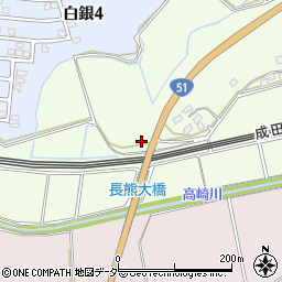 千葉県佐倉市長熊415周辺の地図