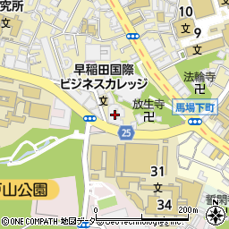 サイゼリヤ 西早稲田店周辺の地図
