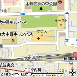 鎌倉パスタ 中野セントラルパーク店周辺の地図