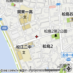 東京都江戸川区松島2丁目12-16周辺の地図