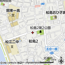 東京都江戸川区松島2丁目22-7周辺の地図