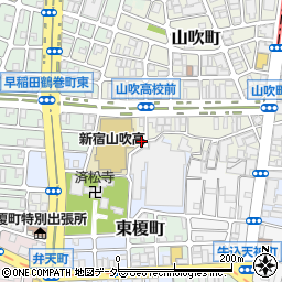 東京都新宿区山吹町25周辺の地図