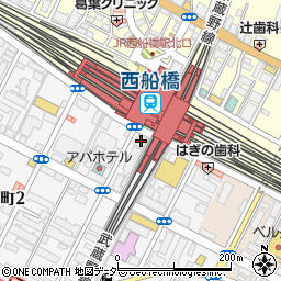 三井不動産リアルティ千葉株式会社　西船橋センター周辺の地図