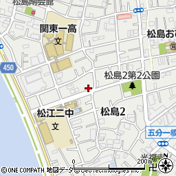 東京都江戸川区松島2丁目12-15周辺の地図