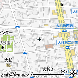 東京都江戸川区大杉2丁目9-12周辺の地図