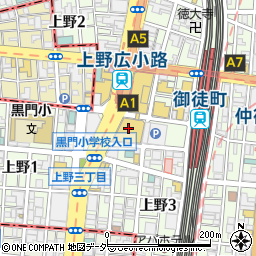 8TH SEA OYSTER Barパルコヤ上野店周辺の地図