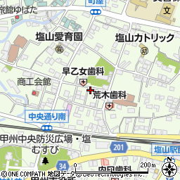 仲沢風呂店周辺の地図