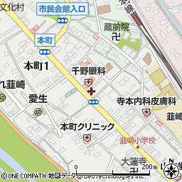 韮崎コンタクトレンズ研究所周辺の地図