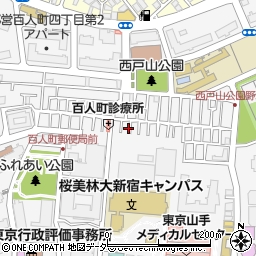 東京都新宿区百人町3丁目15-5周辺の地図