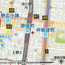 東京都台東区上野5丁目26-4周辺の地図