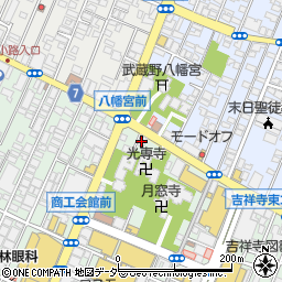 損害保険ジャパン株式会社　西東京支店武蔵野支社周辺の地図