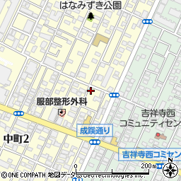 Ａ武蔵野市・鍵開け・バッテリーのトラブル　２４Ｘ３６５安心受付センター周辺の地図