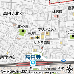 ほけんの窓口　高円寺北口駅前店周辺の地図