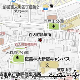 東京都新宿区百人町3丁目14-7周辺の地図