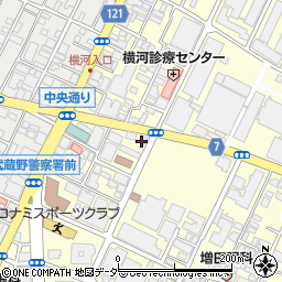 ローソン武蔵野中町２丁目店周辺の地図