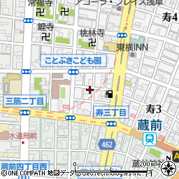 台東区社会福祉事業団寿児童館周辺の地図