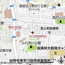 東京都新宿区百人町3丁目12-14周辺の地図