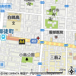 東京都台東区元浅草1丁目1周辺の地図