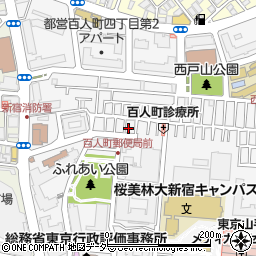 東京都新宿区百人町3丁目12-6周辺の地図