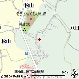 千葉県匝瑳市八日市場イ1332-1周辺の地図