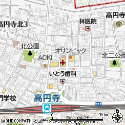 ジーンズメイト高円寺店周辺の地図