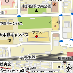大阪王将 中野セントラルパーク店周辺の地図