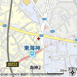 千葉県船橋市海神2丁目18周辺の地図