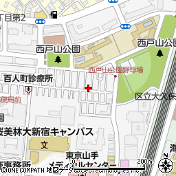 東京都新宿区百人町3丁目3-2周辺の地図