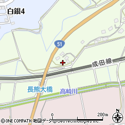 千葉県佐倉市長熊411周辺の地図