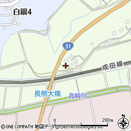 千葉県佐倉市長熊412周辺の地図