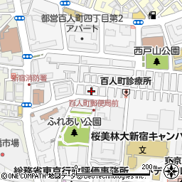 東京都新宿区百人町3丁目12周辺の地図