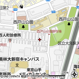 東京都新宿区百人町3丁目3-1周辺の地図