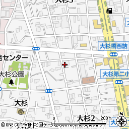 東京都江戸川区大杉2丁目9-7周辺の地図