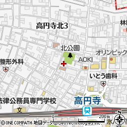 社会福祉法人 奉優会 デイホーム高円寺北ふれあいの家周辺の地図