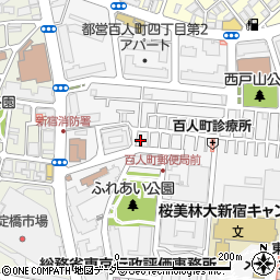 東京都新宿区百人町3丁目12-1周辺の地図
