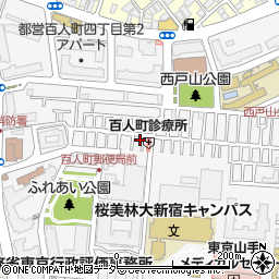 東京都新宿区百人町3丁目14-5周辺の地図