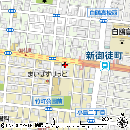 山友会　東京総合案内所周辺の地図