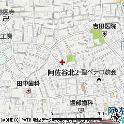 東京都杉並区阿佐谷北2丁目32-5周辺の地図