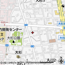 東京都江戸川区大杉2丁目8-6周辺の地図