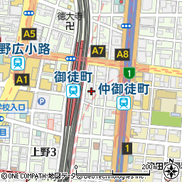 東京都台東区上野5丁目26-15周辺の地図
