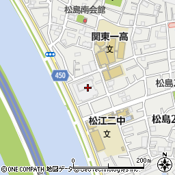 東京都江戸川区松島2丁目5周辺の地図