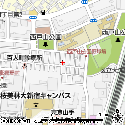 東京都新宿区百人町3丁目3-3周辺の地図