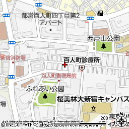 東京都新宿区百人町3丁目12-7周辺の地図