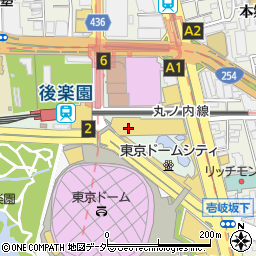 スターバックスコーヒー 東京ドームシティ ラクーア店周辺の地図