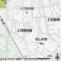 東京都昭島市上川原町3丁目周辺の地図