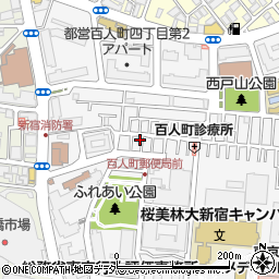 東京都新宿区百人町3丁目12-5周辺の地図